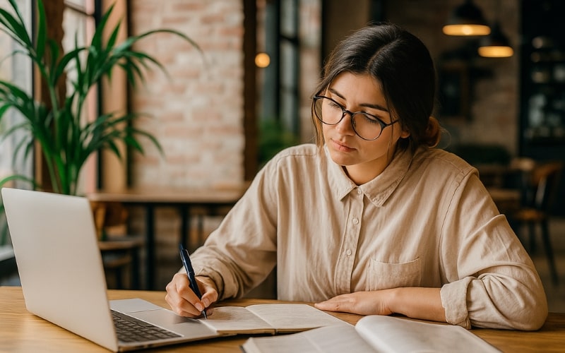 Minnesota Real Estate Practice Exam a lady regain the knowledge by practicing free Minnesota real estate tests